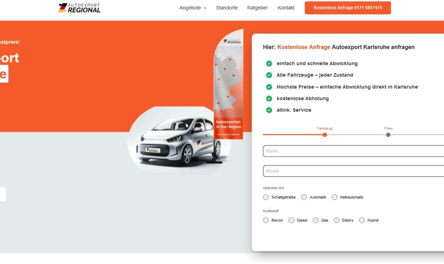 Autoexport in Karlsruhe: Ihr idealer Partner für schnellen und fairen Verkauf von Fahrzeugen in allen Zuständen